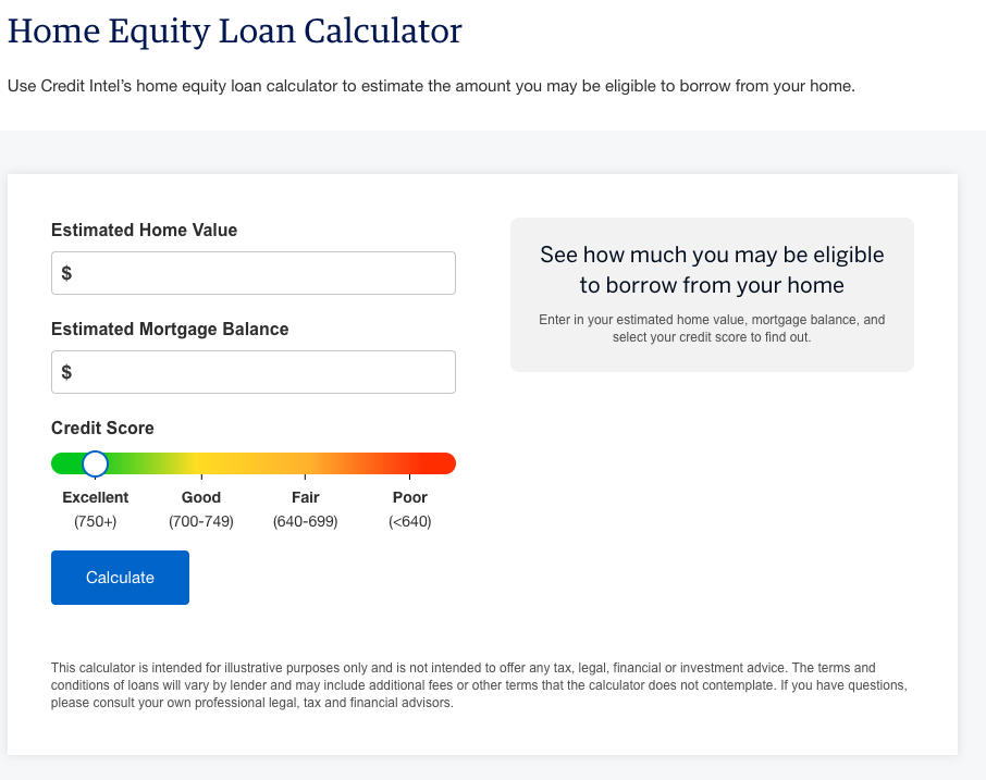 American Express Financial Calculators - Home Loan